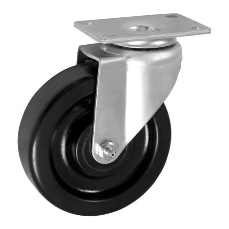 Casterhq 5"x1.25" Light Duty PHENOLIC Wheel, Swivel Caster, Commercial/Indu LDPH5X125